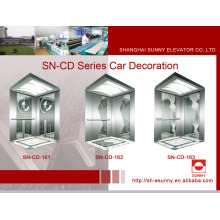 Decoración de la cabina del elevador con panel de grabado (SN-CD-161)
